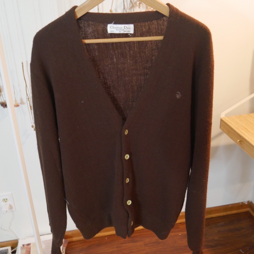 CHRISTIAN DIOR MENS CARDIGAN